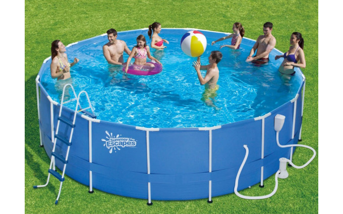 Бассейн каркасный 488х132см Summer Escapes Р20-1652-B Бассейн каркасный 488х132см Summer Escapes Р20-1652-B