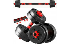 Гантельный набор разборный 2х15кг (пластик/цемент) 30кг DBZ-30 с проставкой  (E36830) Гантельный набор разборный 2х15кг (пластик/цемент) 30кг DBZ-30 с проставкой  (E36830)