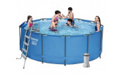 Бассейн каркасный круглый STEEL PRO MAX 366х120 см, фильтр-насос, лестница (5614S) Бассейн каркасный круглый STEEL PRO MAX 366х120 см, фильтр-насос, лестница (5614S)